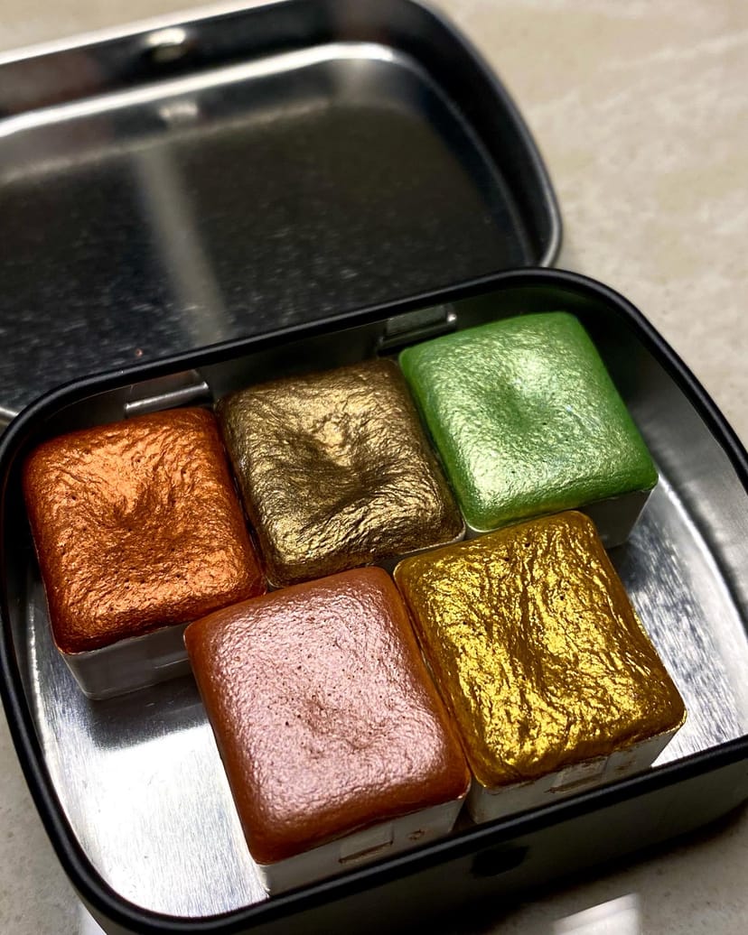 The Autumn Palette - 5 Half Pans
